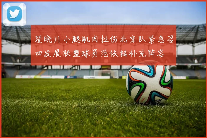 翟晓川小腿肌肉拉伤北京队紧急召回发展联盟球员范依铭补充阵容